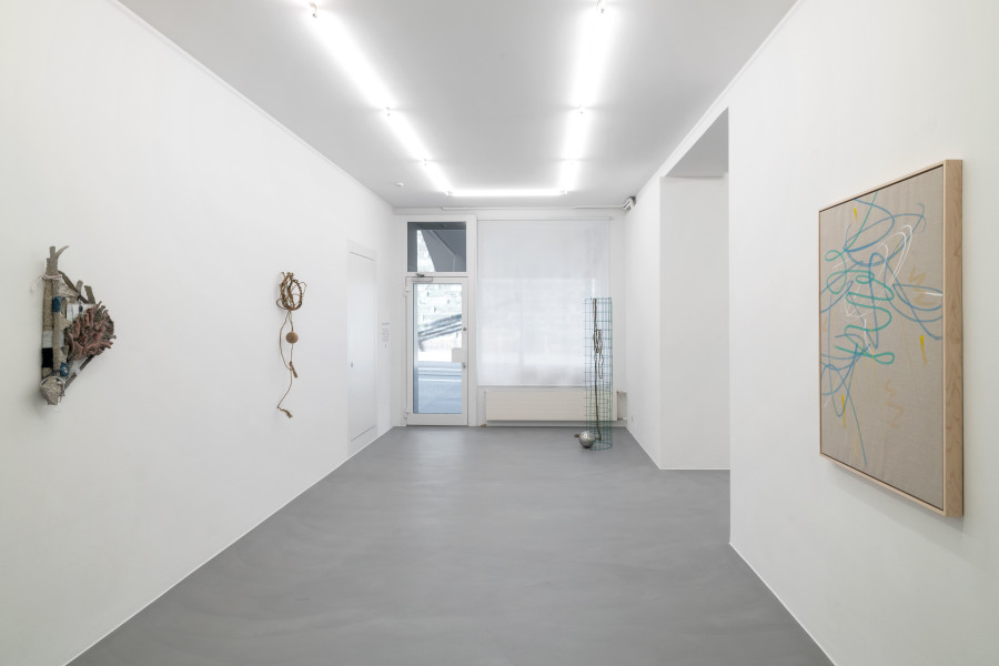 Installation view, WIRE, LINE & STRING, Mai 36 Galerie, 2022.