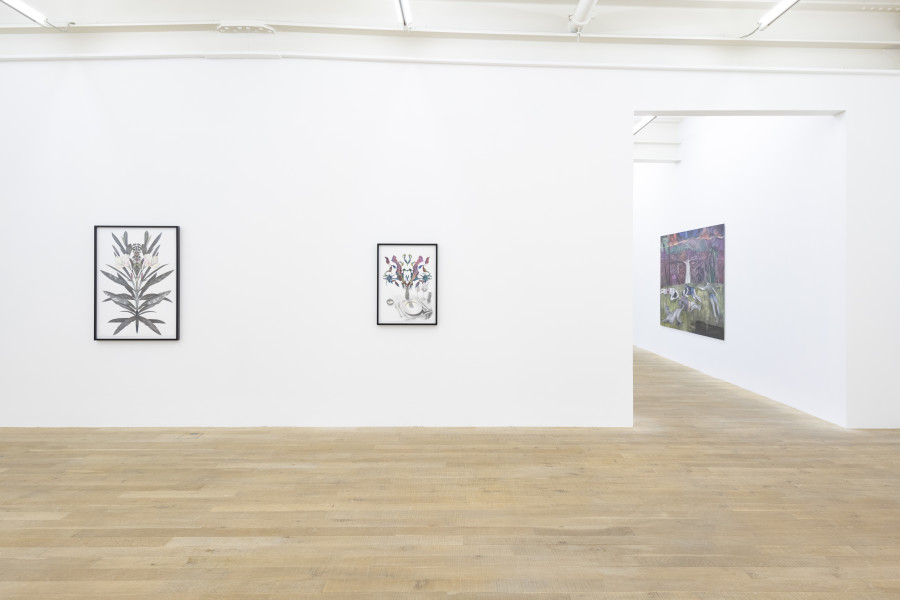 Exhibition views: Marc Bauer, „The Default Brain“, Galerie Peter Kilchmann, Zurich, Switzerland, Sept. 1 - Oct. 14, 2022, Courtesy the artists and Galerie Peter Kilchmann, Zurich Photo: Sebastian Schaub