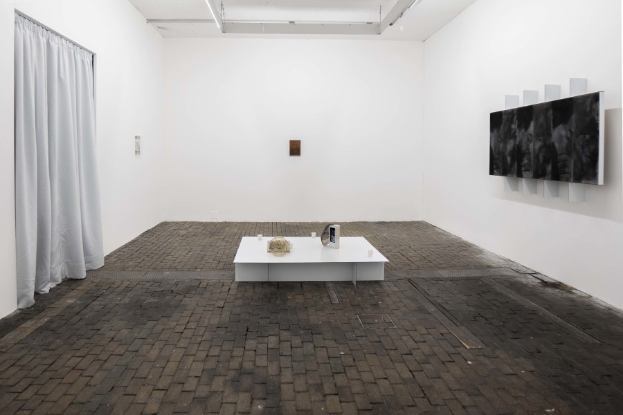 Exhibition view of Bourses de la Ville de Genève 2022 at Centre d’Art Contemporain Genève (02.09‒02.10.2022).  © Centre d’Art Contemporain Genève. Photo : Julien Girard