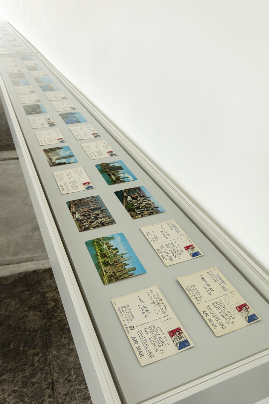 On Kawara, 1 GOT UP, 1975, Kunstmuseum St.Galien, © One Million Years Foundation, Photo: Stefan Rohner