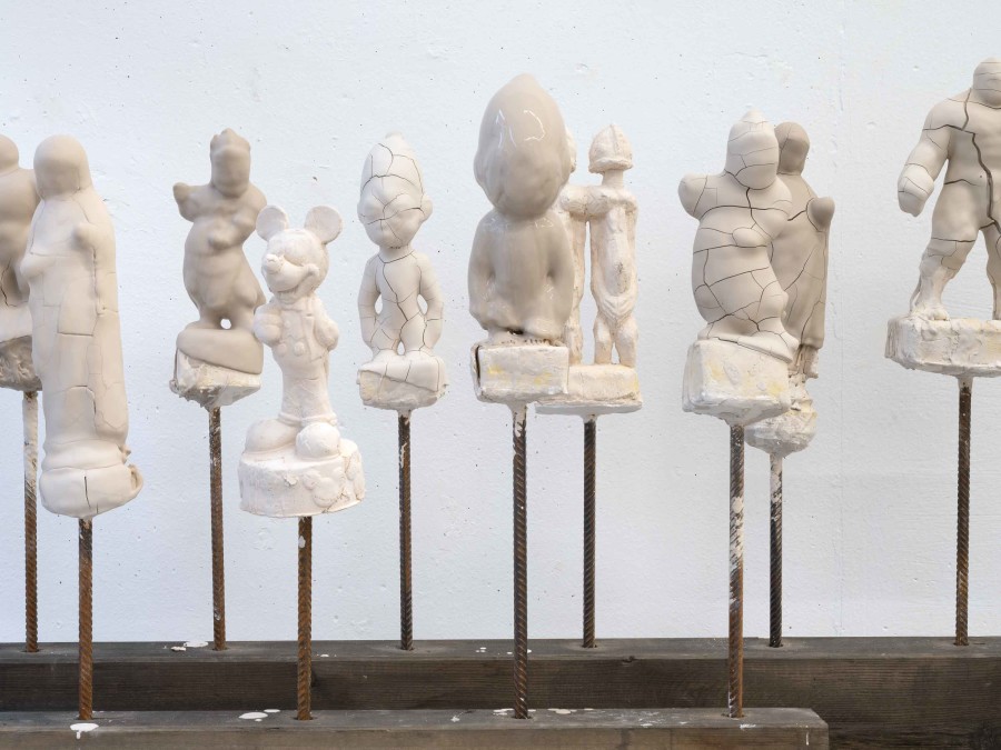 Christian Gonzenbach, works in progress, Galerie Heinzer Reszler, 2021-2022. Courtesy of the artist and Heinzer Reszler gallery.