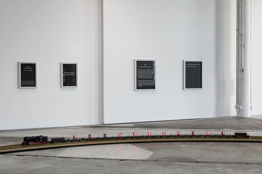 On On Kawara, Installation view Lokremise St.Galien, Kunstmuseum St.Galien, Photo: Stefan Rohner