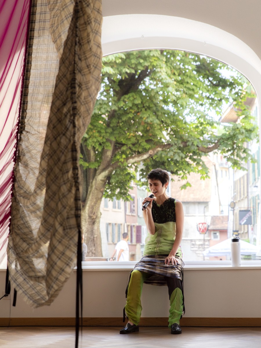 Nikima Jagudajev, Performance 25 June 2022, Krone Couronne. Credit photos: © James Bantone