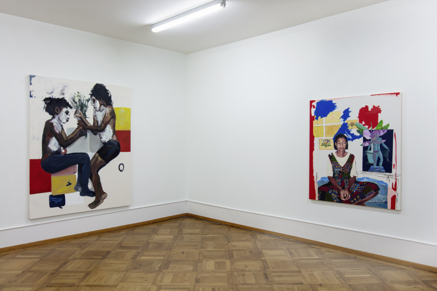 Kudzanai-Violet Hwami, exhibition view, Kunsthaus Centre d’art Pasquart 2022. Photos: Stefan Rohner. © Kudzanai-Violet Hwami. Courtesy the artist and Victoria Miro