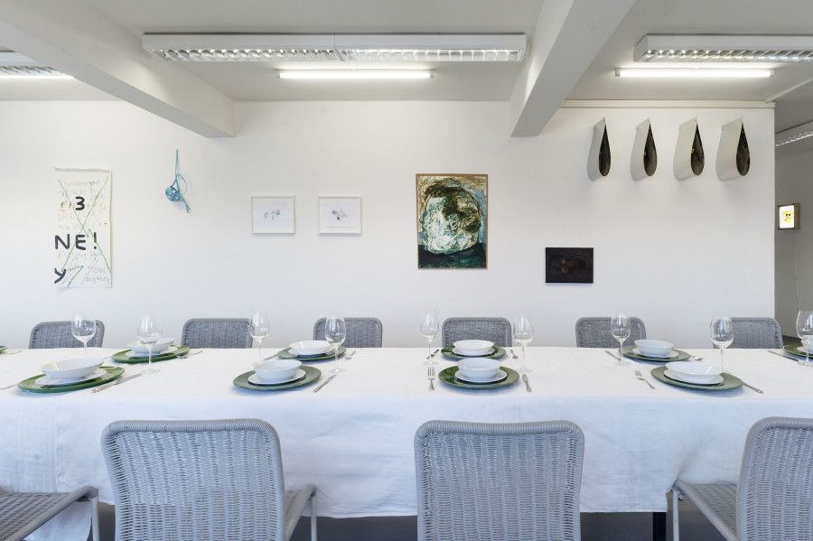 Installation view, Spring Equinox, suns.works. 2022 courtesy the artists and suns.works. Photography: Claude Barrault