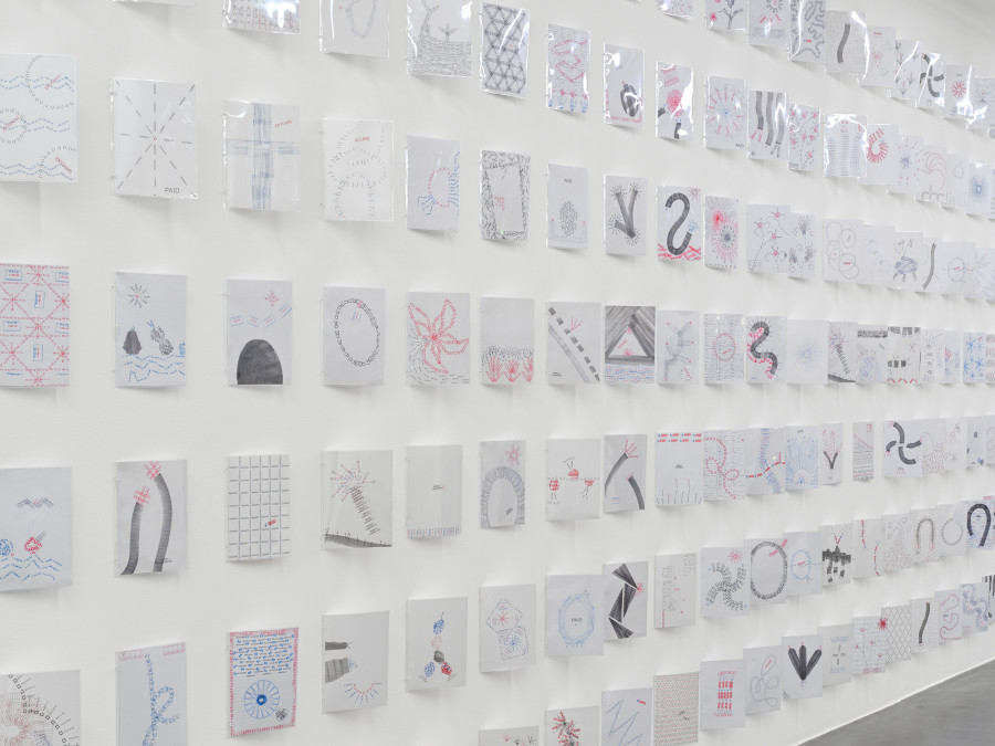 Amalia Pica, Joy in Paperwork: The Archive, 2016. Installation view Museum Haus Konstruktiv, 2020. Photo: Stefan Altenburger. Courtesy: the artist, König Galerie, Berlin, and Herald St, London.