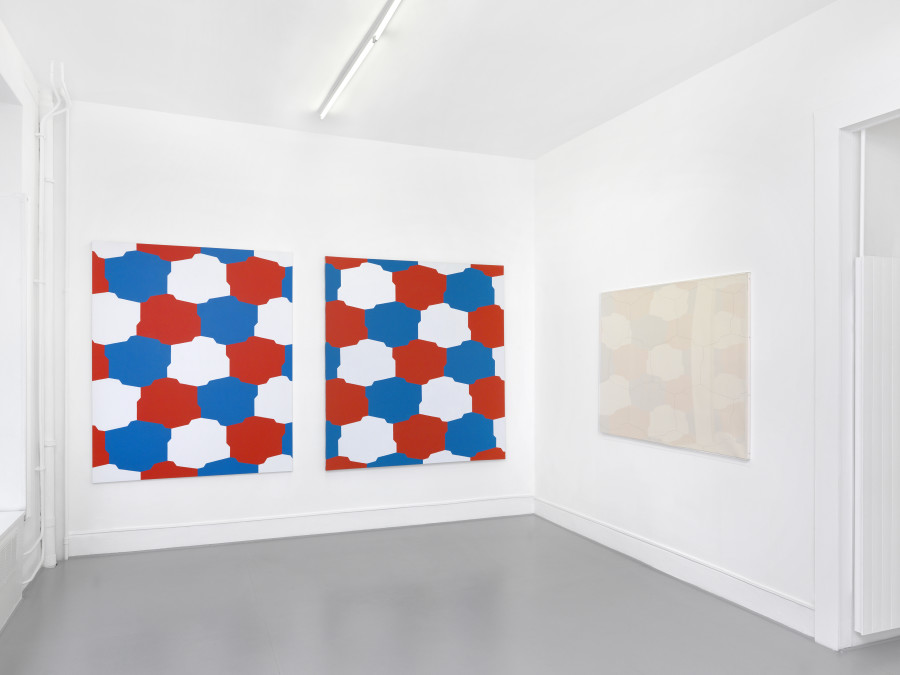 Exhibition view, François Ristori, traces-formes, Galerie Joy de Rouvre, 2020-2021.