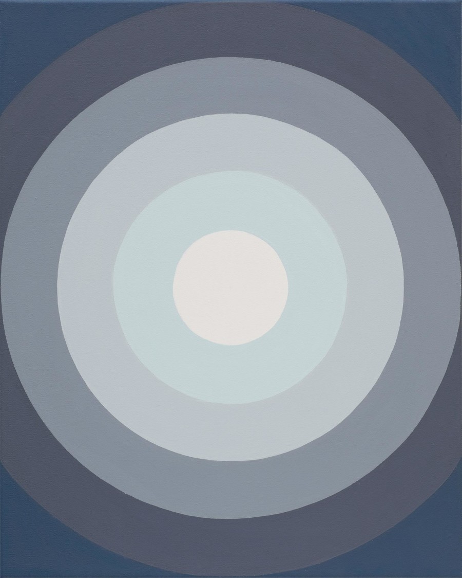 Miguel Menezes, Halo, 2020. Acrylique sur toile de coton, 50 x 40 cm.