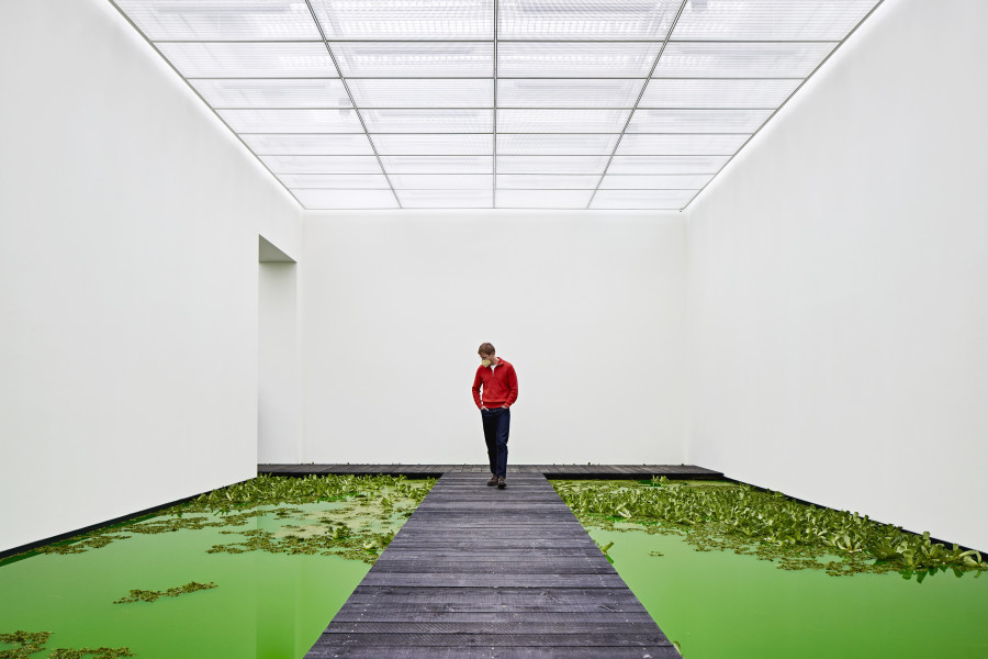 Installation view, Fondation Beyeler, Riehen/Basel, 2021 Courtesy of the artist; neugerriemschneider, Berlin; Tanya Bonakdar Gallery, New York / Los Angeles © 2021 Olafur Eliasson  Photo: Mark Niedermann