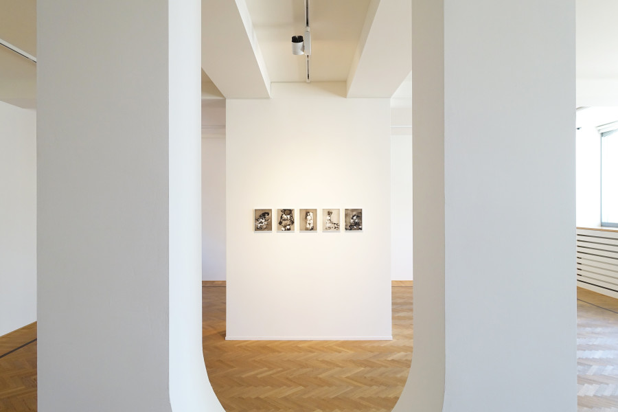 Installation shots of "Don't Fuck With Our Human" with works by Ali Banisadr, Kim Dingle, Christina Forrer, Xiao Guo Hui, Tahnee Lonsdale, Annie Morris exhibited at Galerie Fabian Lang, (17.09.2022-05.11.2022). Credit: Courtesy of the artists and Galerie Fabian Lang. Copyright: © Fabian Lang