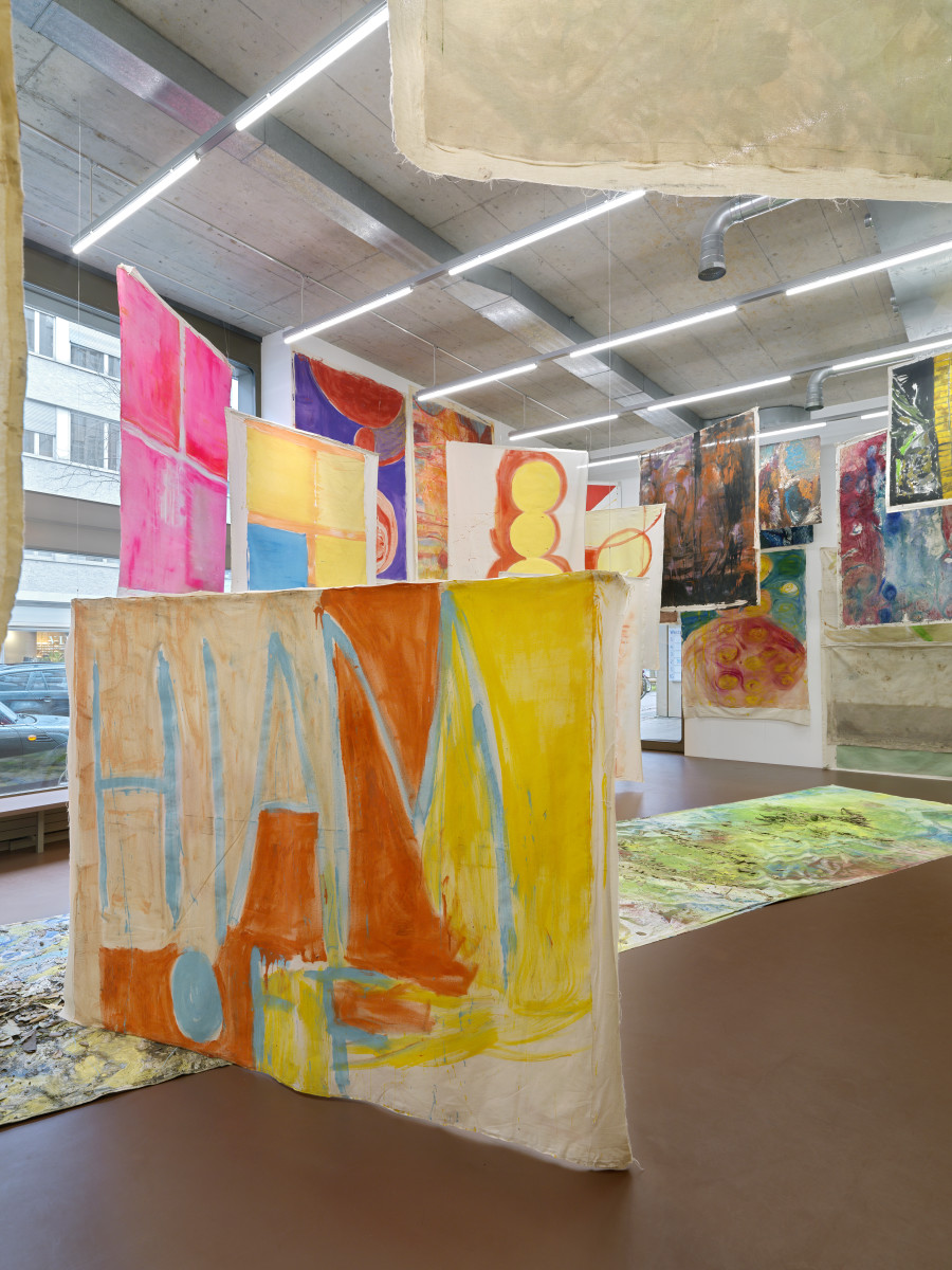 Vivian Suter, Frank = Panchito, 09 February - 26 March 2022, Opening Tuesday, 8 February, 6 - 8 pm. Karma International, Weststrasse 75, Zurich. Photo credit: Annik Wetter. Courtesy of the artist and Karma International Zurich