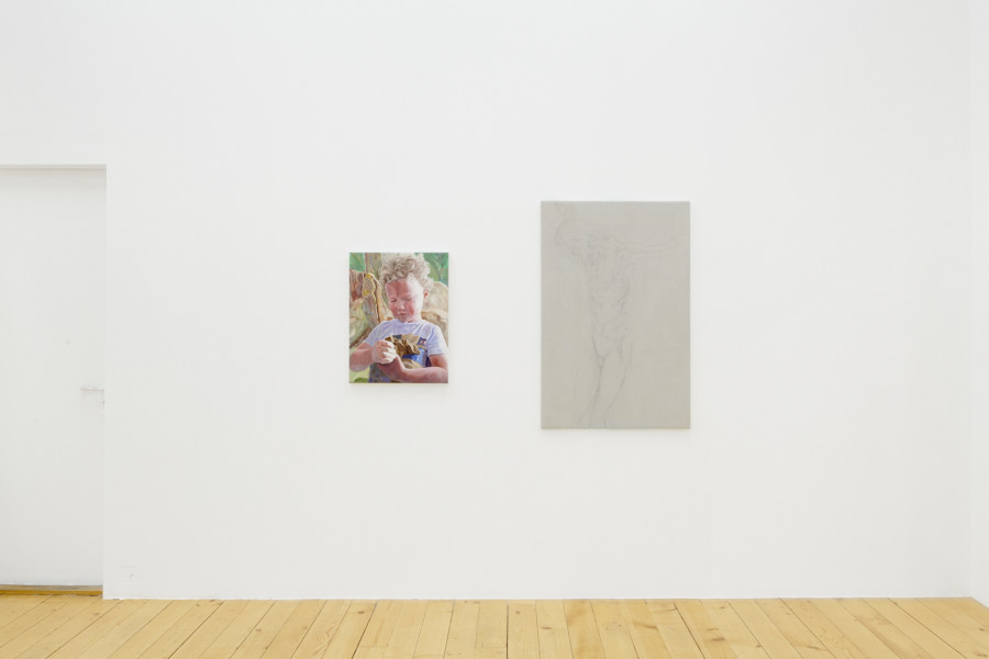 Hamishi Farah, Exhibition view, Dog Heaven 2 : How Sweet the Wound of Jesus Tastes, Fri Art, 2021. Photo Guillaume Python. Courtesy of Fri Art Kunsthalle