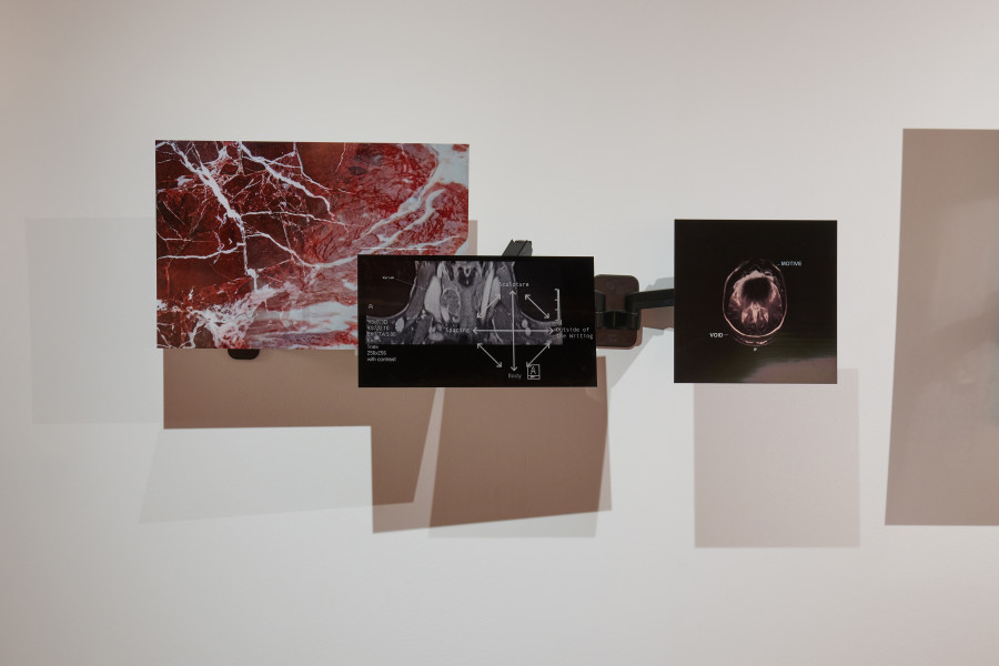 Exhibition view, Ceylan Öztrük, Matter of non, Kunsthalle Friart Fribourg, 2021, Courtesy of Kunsthalle Friart Fribourg