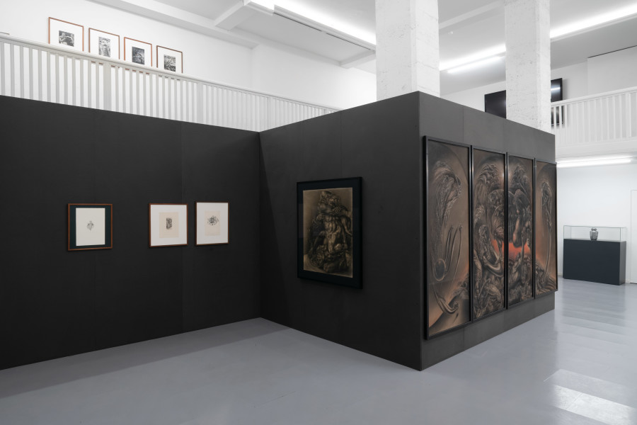 Exhibition view, Sibylle Ruppert, The Bible of Evil, Blue Velvet Projects, 2022. Photo credit: Flavio Karrer