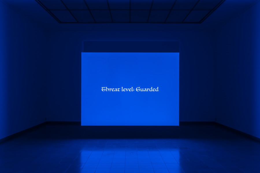 Silvia Kolbowski, Who will save us?, 2022. Silvia Kolbowski, Who will save us?, exhibition view, Kunsthaus Glarus, 2022. Courtesy the artist. Photo: Gunnar Meier