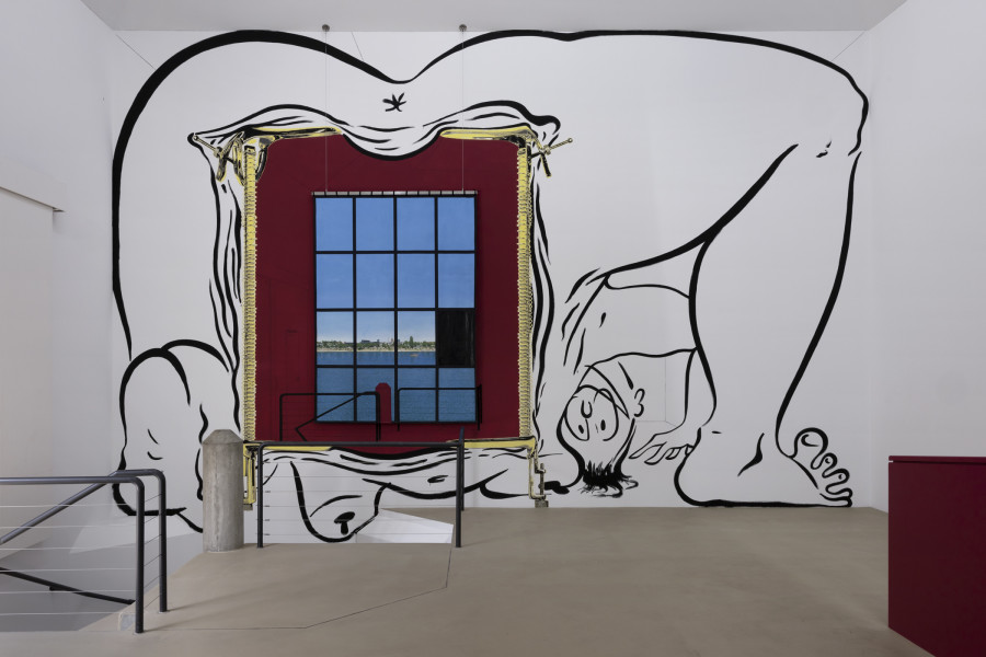 Ebecho Muslimova, Ausstellungsansicht, Fun Feminism, Kunstmuseum Basel | Gegenwart. Photo Credit: Gina Folly