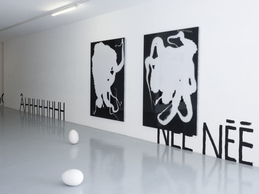 Exhibition view, Fabian Marti, Vide tentaculaire, Wilde, 2022. Photo: Tara Ulmann