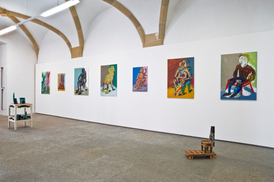 Exhibition view, Genêt Mayor, VISAGE DE MAISON, CACY Yverdon-les-Bains, 2022. Photo credit: © Claude Cortinovis