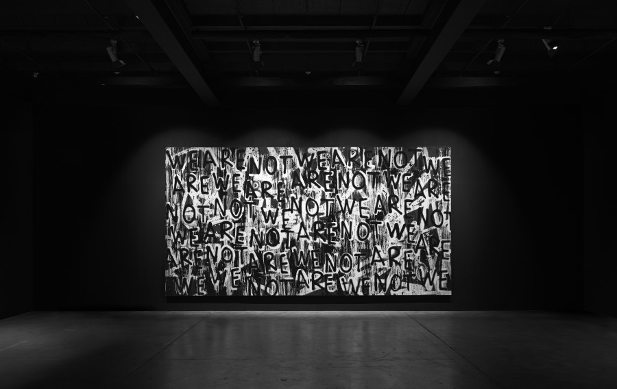 Installation view, Adam Pendleton, Adam Pendleton: Toy Soldier, Galerie Eva Presenhuber, Maag Areal, Zurich, 2022 © Adam Pendleton Courtesy the artist and Galerie Eva Presenhuber Photo: Stefan Altenburger Photography, Zürich