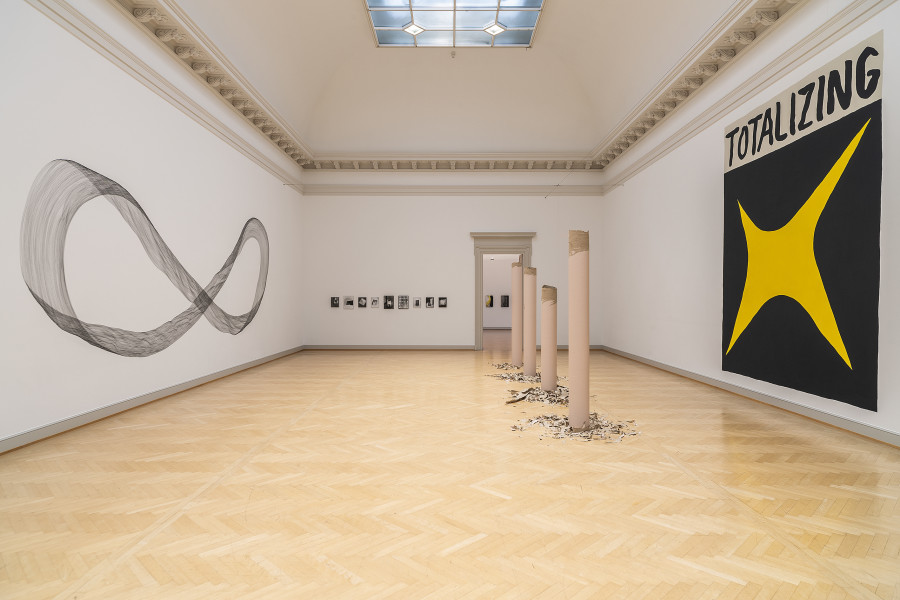 Heimspiel 2021, Installationsansicht, Kunstmuseum St.Gallen, Foto: Anna-Tina Eberhard