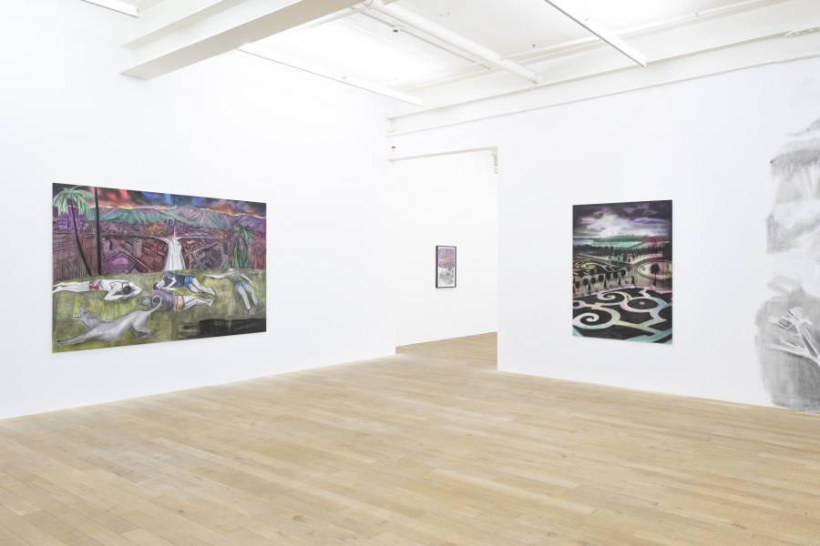 Exhibition views: Marc Bauer, „The Default Brain“, Galerie Peter Kilchmann, Zurich, Switzerland, Sept. 1 - Oct. 14, 2022, Courtesy the artists and Galerie Peter Kilchmann, Zurich Photo: Sebastian Schaub