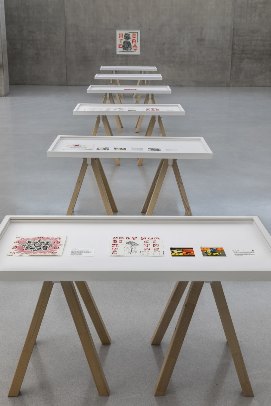 Unprecedented Times Installation view 1. Obergeschoss, Kunsthaus Bregenz, 2020 Ania Soliman Journal of Confinement, 2020 Courtesy of the artist, Sfeir-Semler Gallery Beirut / Hamburg and àngels barcelona Photo: Markus Tretter (c) Kunsthaus Bregenz