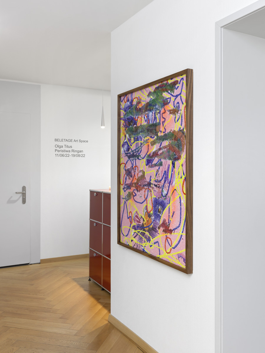 Exhibition view, Olga Titus, Peristiwa Ringan, BELETAGE Art Space, 2022. Photo credit: Annik Wetter