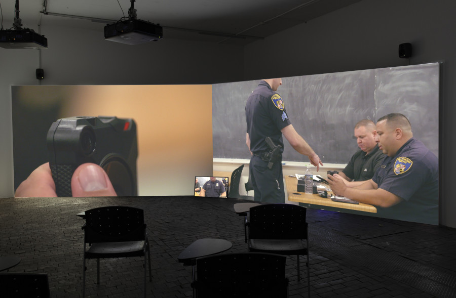 Theo Anthony, Neutral Witness, 2020. Courtesy of the artist and Memory Production. Photo/ Quentin Touya © Centre d'Art Contemporain Genève