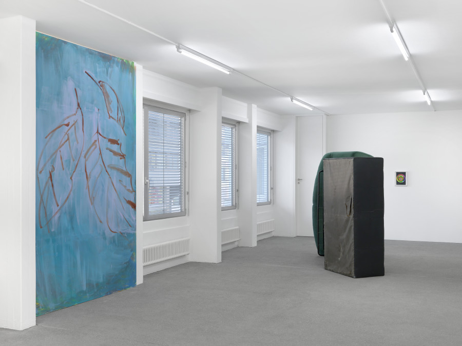 David Hominal, Markus Oehlen, Ser Serpas, Elisabeth Wild, Group show, 09 February - 26 March 2022, Opening Tuesday, 8 February, 6 - 8 pm. Karma International, Weststrasse 70, Zurich. Photo credit: Annik Wetter. Courtesy of the artist and Karma International Zurich