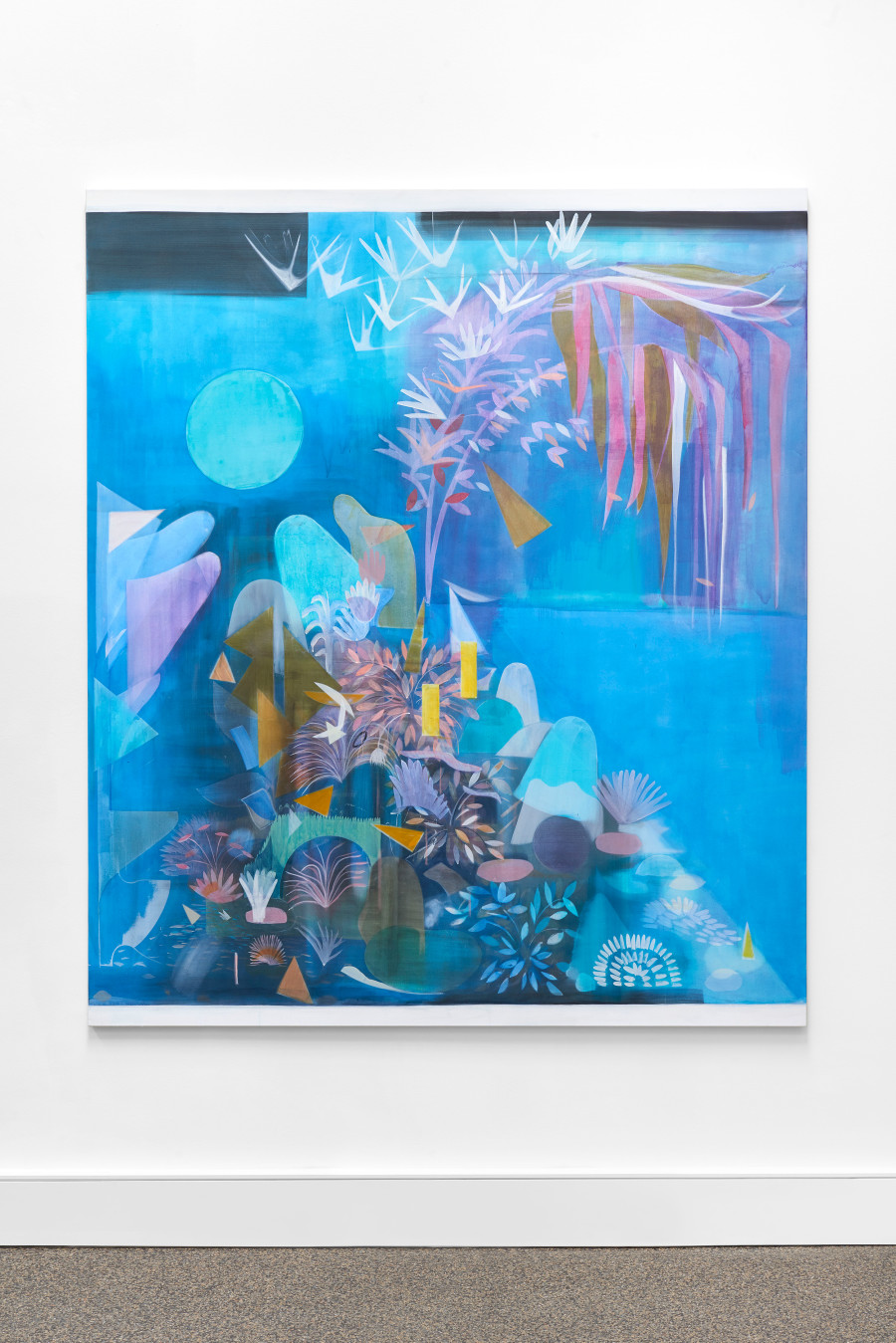 Charlotte Herzig, Full Moon Clit, 2020. Acrylic on canvas 210 x 180 cm (Ref. HER09090).