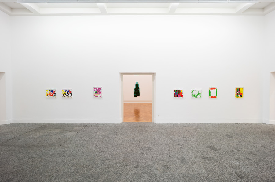 Exhibition view, Lose Enden, Kunsthalle Bern, 2021 Photo: Stefan Burger