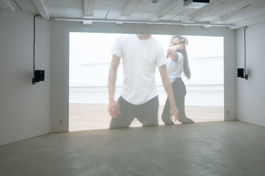 Exhibition view, Lysann König, Becoming LYSANN, Ausstellungsraum Klingental, 2022.