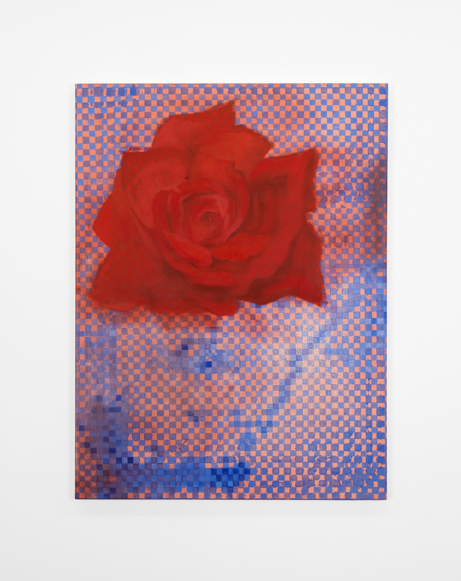 Julia Dubsky, Magritte Morellet, 2021, Oil on Canvas / Photo: CE / Courtesy: the Artist, Amanda Wilkinson and Kirchgasse Gallery