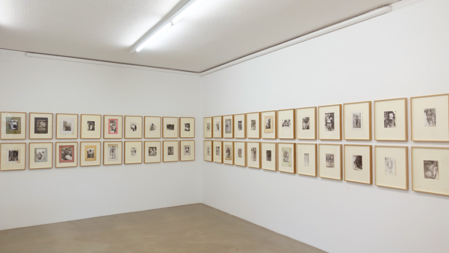 Installation view, Miroslav Tichy, 69 works, Galerie Nicola Von Senger, 2022.