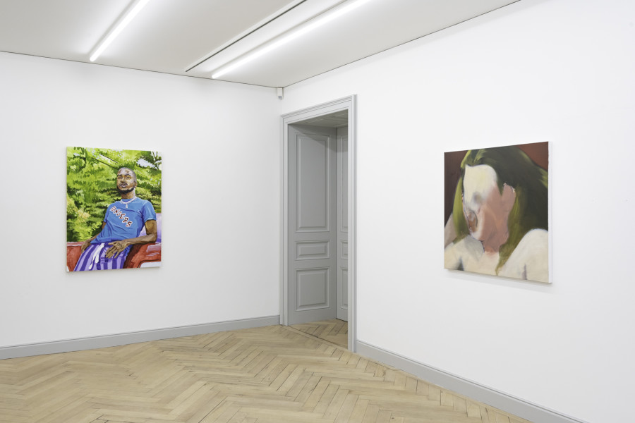 Installation view, Everything I do has an underlying political question - Kenrick McFarlane, Gerald Lovell, Simon Martin, Galerie Peter Kilchmann (Rämistrasse), Zurich, April 8 - May 28, 2022. Courtesy of the artist and Galerie Peter Kilchmann, Zurich. Copyright: Sebastian Schaub