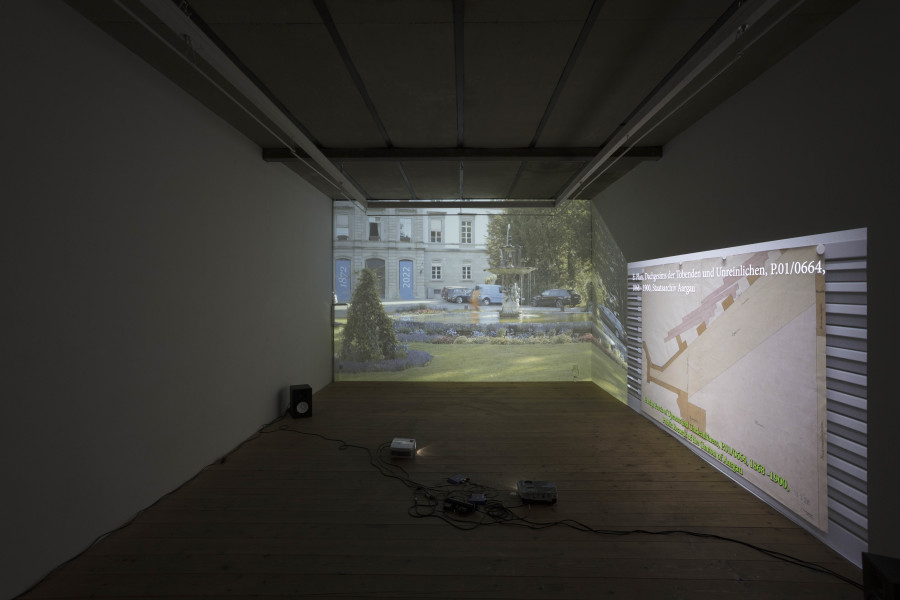 Exhibition view, Lea Schaffner –  Aus dem Kopf /From the Head (By Heart), sic! Elephanthouse, 2022. Photo credit: Andri Stadler