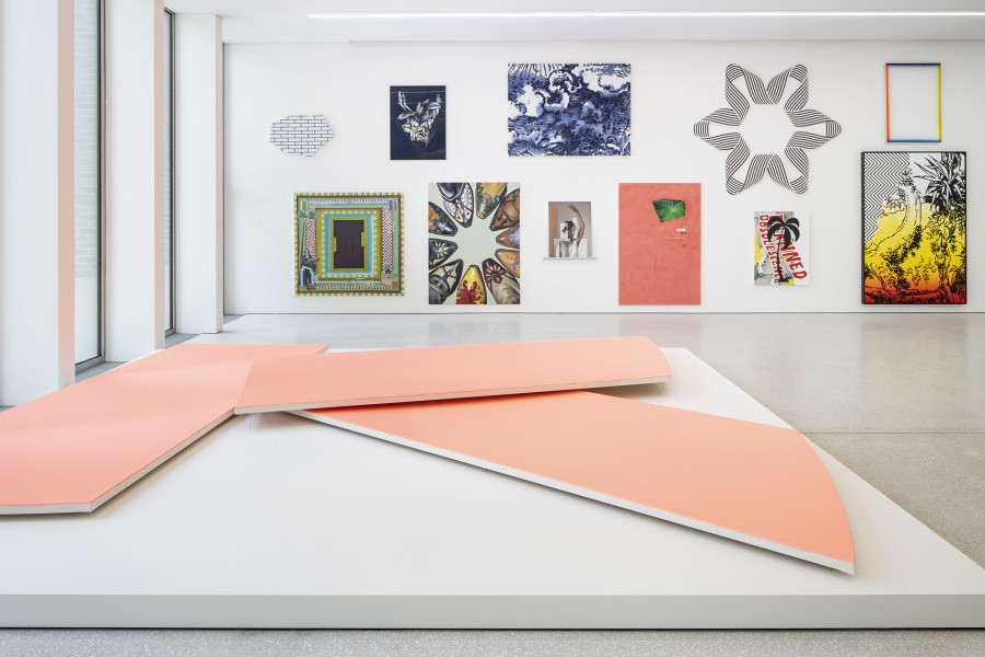 Vue de l’exposition, Unique et multiple. Oeuvres récentes de la collection d’art BCV Musée cantonal des Beaux-Arts de Lausanne – Espace Projet Photo : Nora Rupp / MCBA.