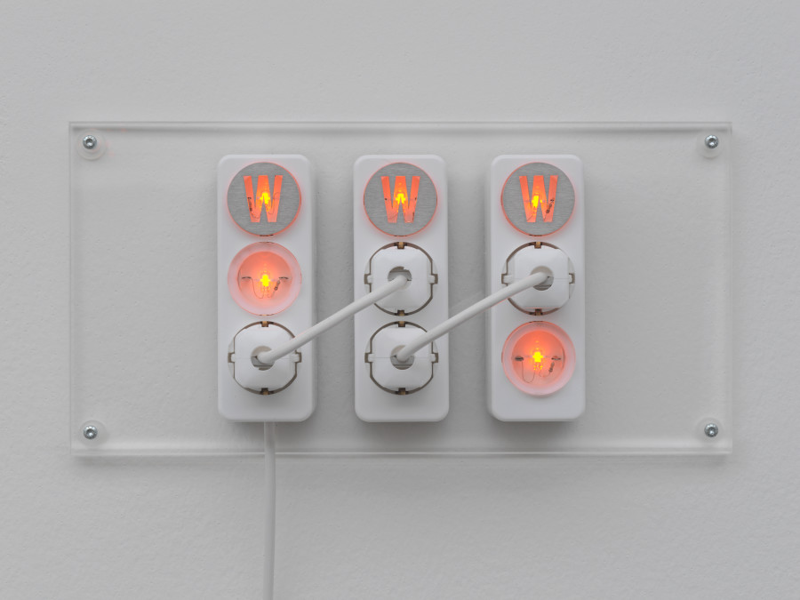 Brigitte Kowanz, Exhibition view Museum Haus Konstruktiv, 2020. Photo: Stefan Altenburger. © 2020, ProLitteris, Zurich; Studio Brigitte Kowanz