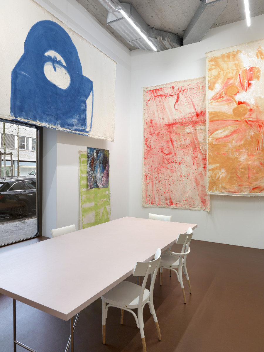 Vivian Suter, Frank = Panchito, 09 February - 26 March 2022, Opening Tuesday, 8 February, 6 - 8 pm. Karma International, Weststrasse 75, Zurich. Photo credit: Annik Wetter. Courtesy of the artist and Karma International Zurich