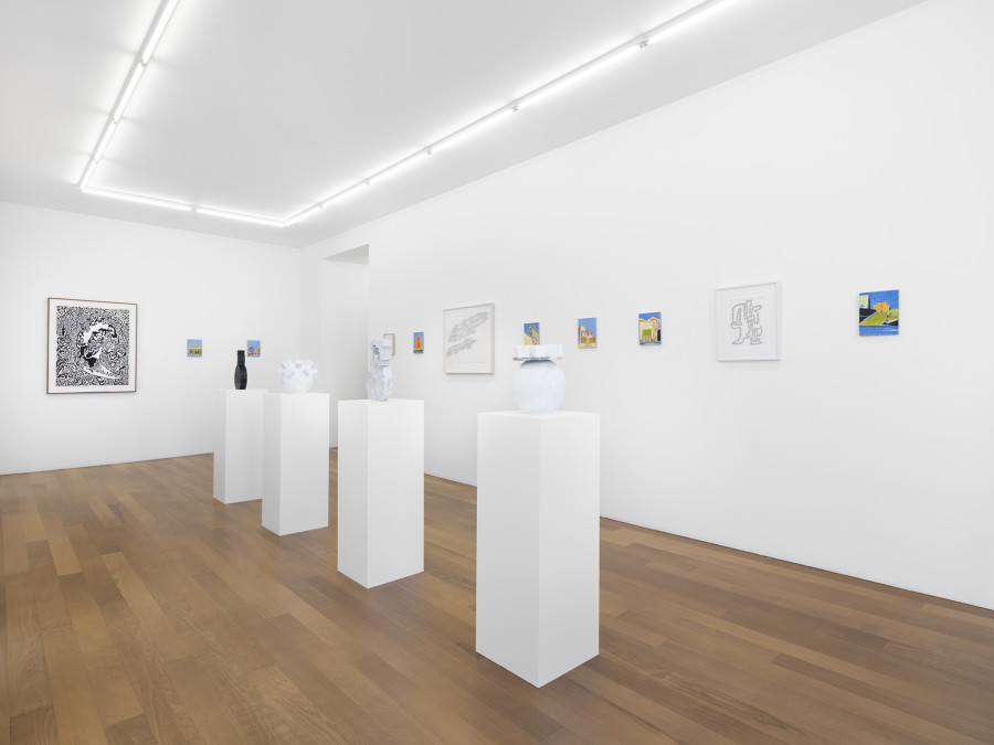 Exhibition view, Derrière la mémoire, xippas, 2022. Photo credit: Julien Gremaud