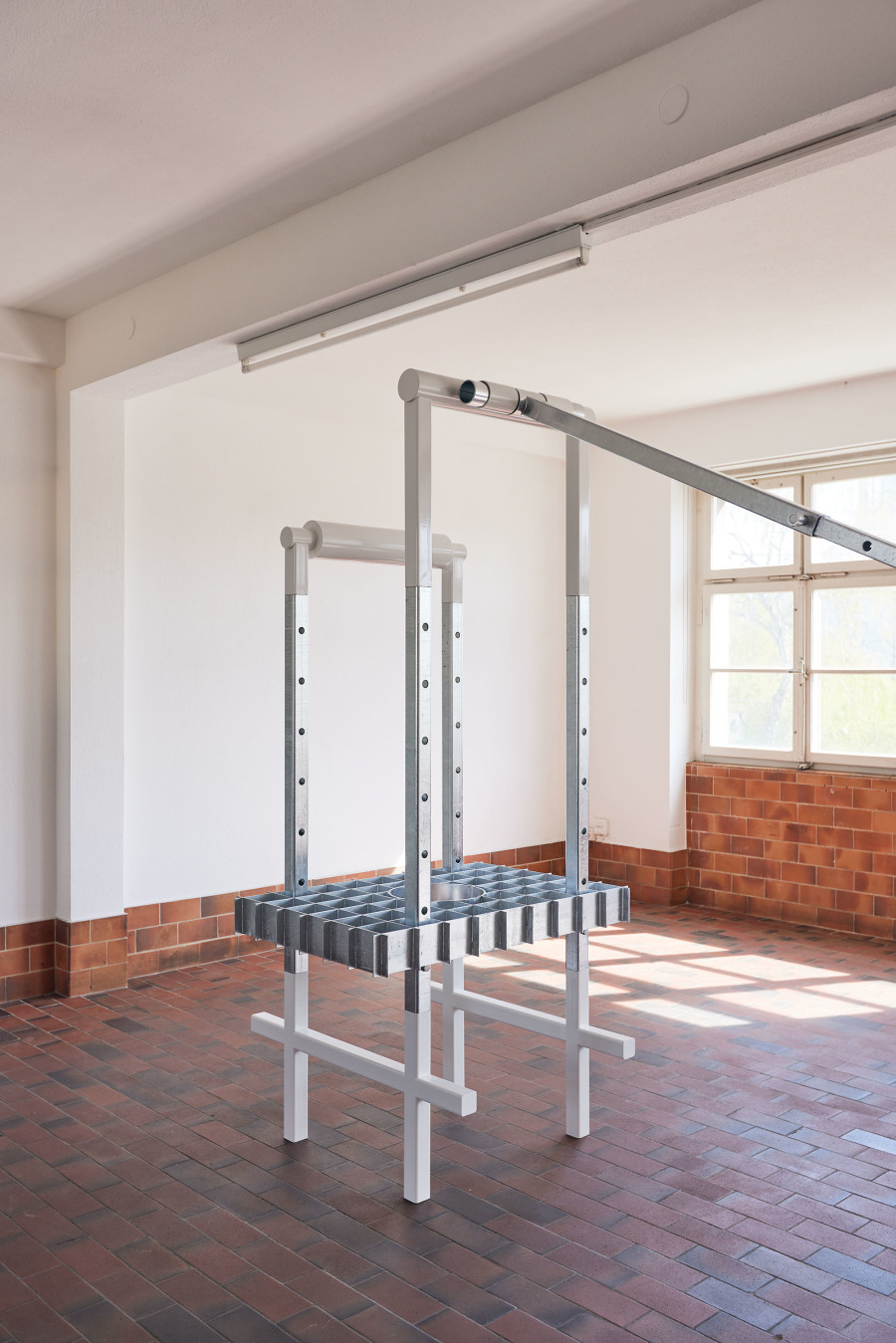 Installation view, Toni Schmale, watersports, Mayday, 2022.