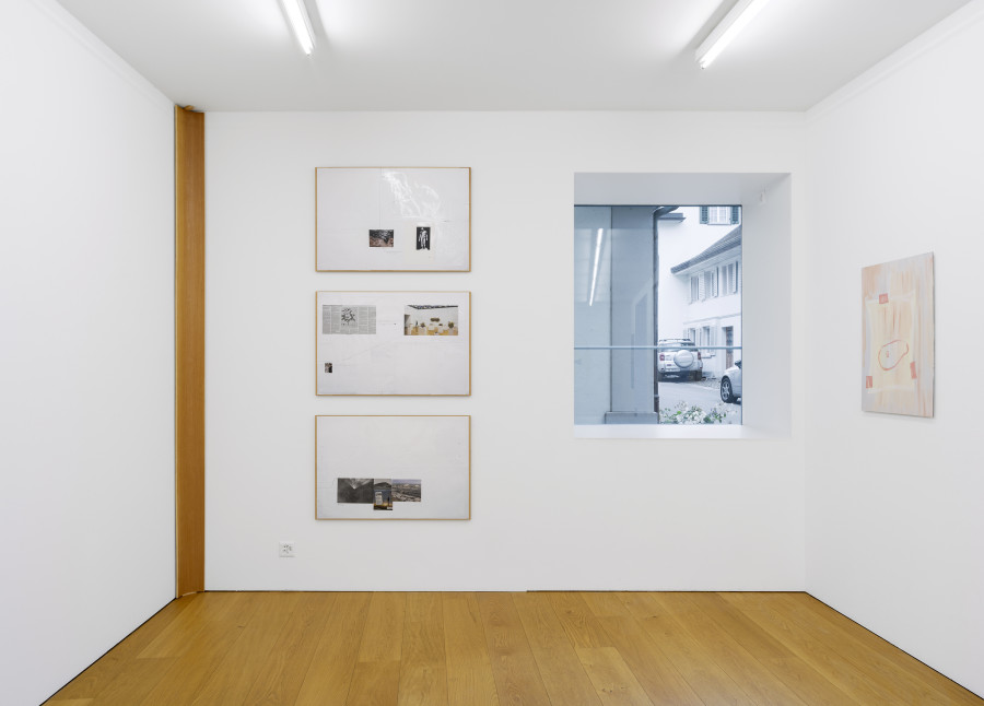 Philipp Simon, Ecke 5, 2021, Veneer and Wood / Photo: CE / Courtesy: the Artist and Kirchgasse Gallery