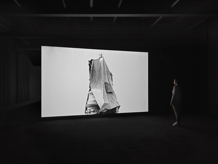 Installation view, Adam Pendleton, Adam Pendleton: Toy Soldier, Galerie Eva Presenhuber, Maag Areal, Zurich, 2022 © Adam Pendleton Courtesy the artist and Galerie Eva Presenhuber Photo: Stefan Altenburger Photography, Zürich