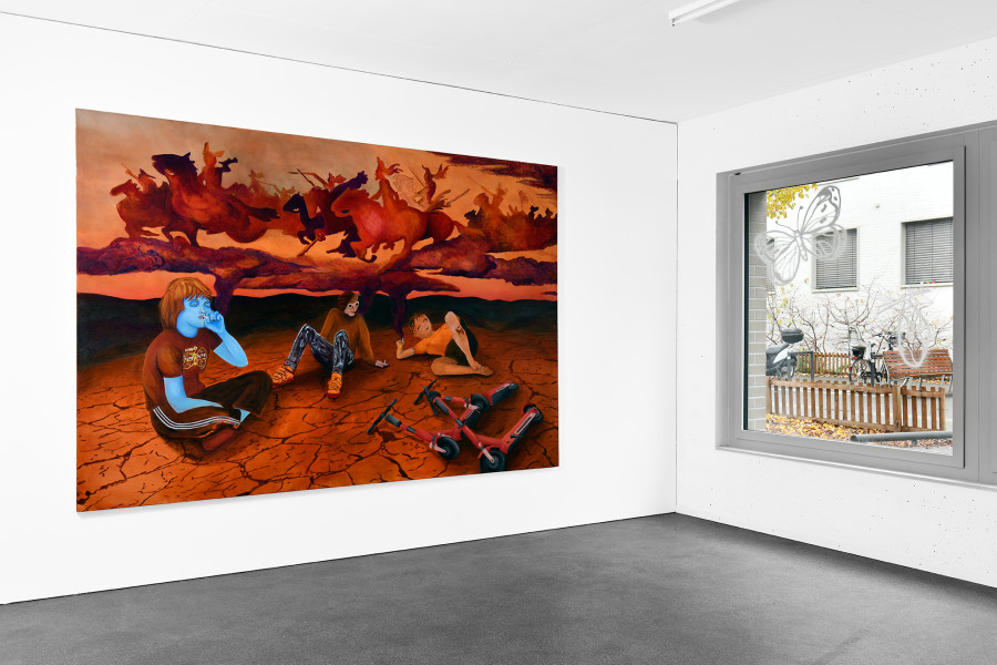 Exhibition view, Noemi Pfister, Happily Aging & Dying, Espace 3353, 2022-2023. Photo credit: Zoé Aubry. Courtesy: the artist and Espace 3353