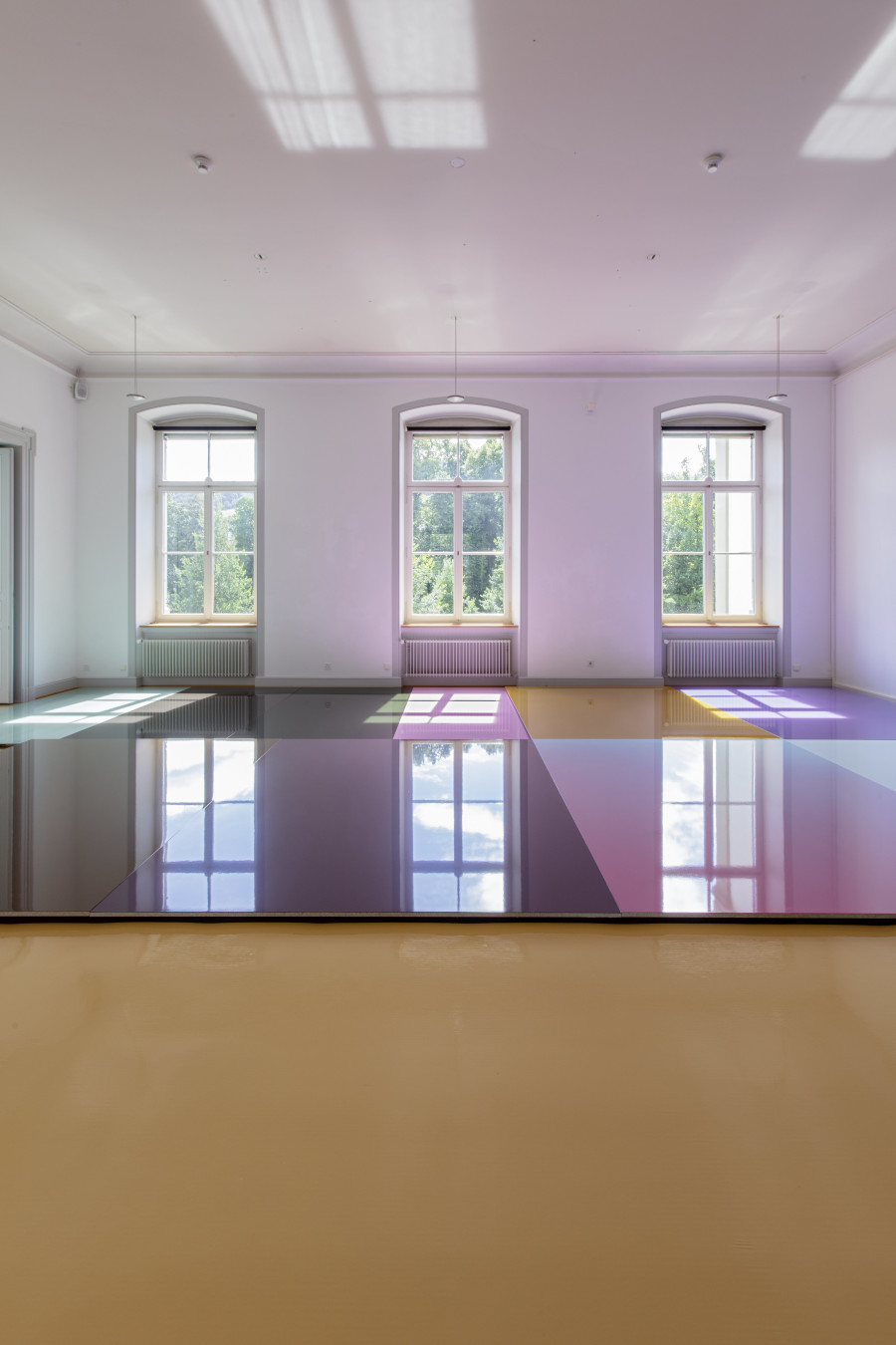 Adrian Schiess, Installationsansicht, Kunstmuseum St.Gallen, Foto: Stefan Rohner