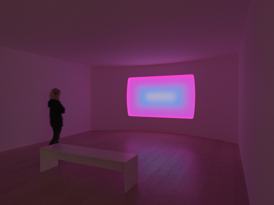 Installation view, James Turrell, Elemental, Pace Gallery, 2022. Photo: Annik Wetter