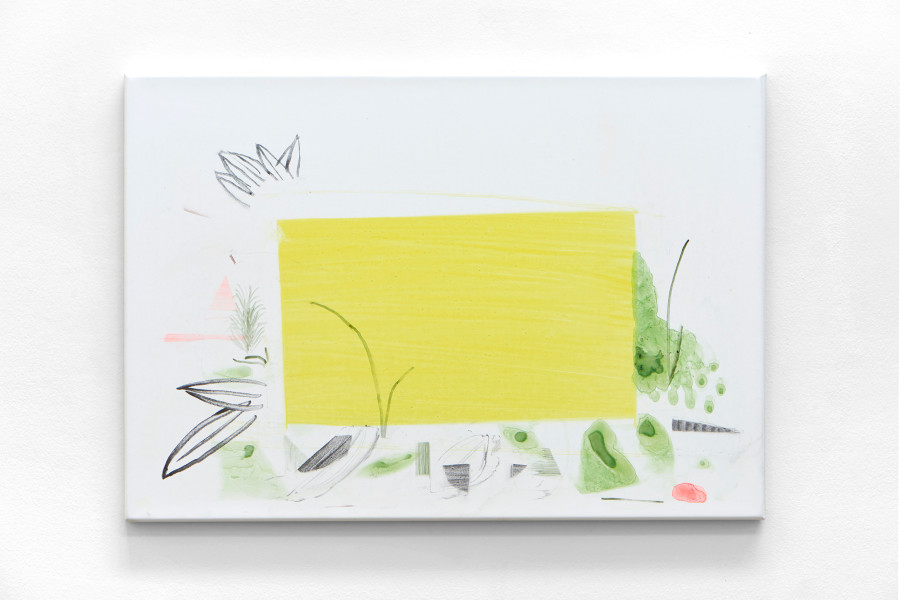 Charlotte Herzig, Flashback I have a Flashback, 2020. Acrylic on canvas 35 x 50 cm (Ref. HER09065).