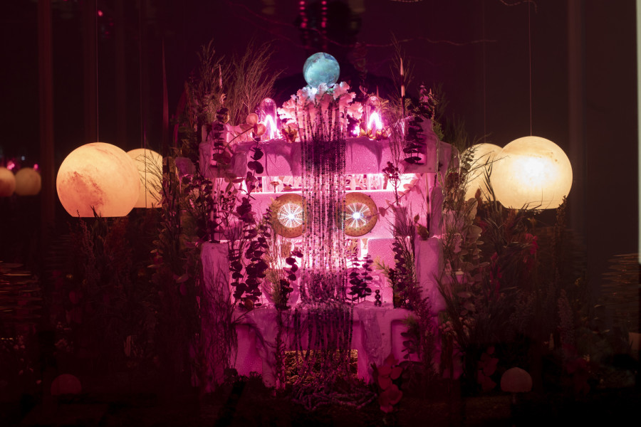 Exhibition view, Alexandre Joly, Double Rainbow, Wilde, 2022. Photo: Greg Clement