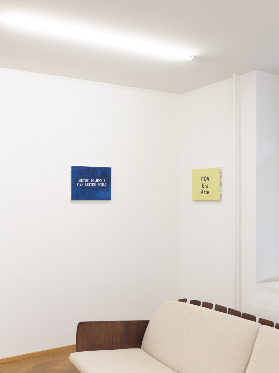 Exhibition view, René Kemp, L’univers crie, Mai 36 Galerie, 2021-2022.