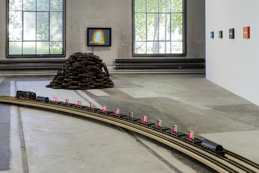 On On Kawara, Installation view Lokremise St.Galien, Photo: Stefan Rohner